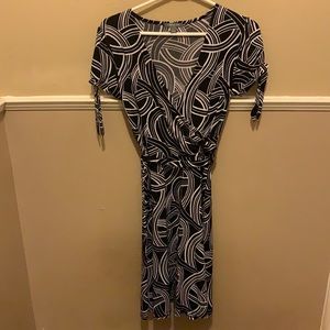 Black and White Pattern Dress